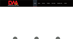 Desktop Screenshot of dwaconstruct.com