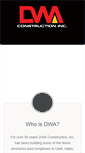 Mobile Screenshot of dwaconstruct.com